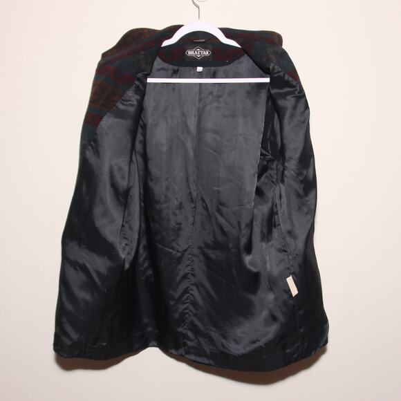 Vintage Braetan Wool Blend Blazer Coatigan Size L Southwestern Geometric - Picture 9 of 10